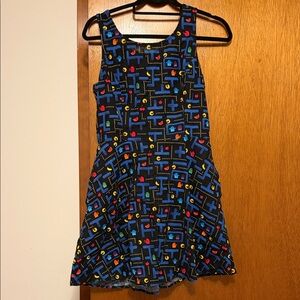 Retro gamer retrolicious branded cotton dress
